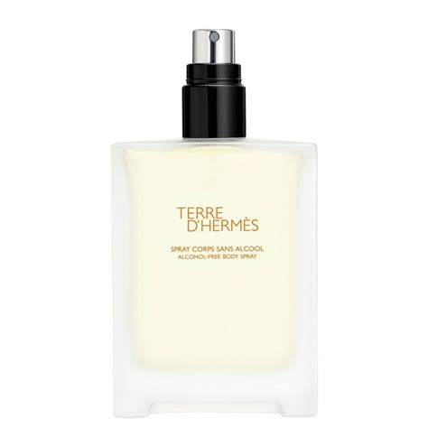 terre d hermes spray corps sans alcool